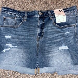 SO Women's Blue Jean Shorts